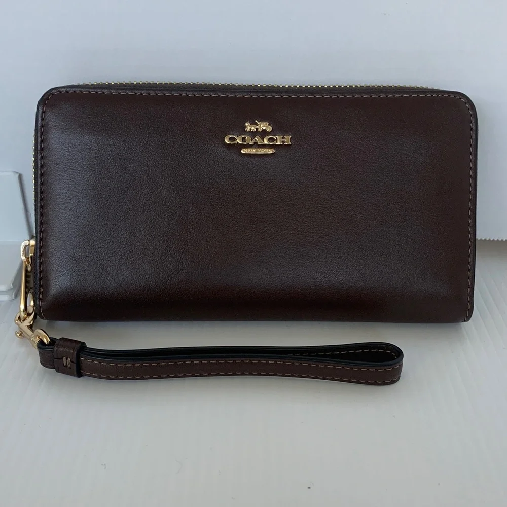Coach Large Rowan Suede Satchel Set-Long Zip Wallet,LOVE Charm,Dust Bag,Insert